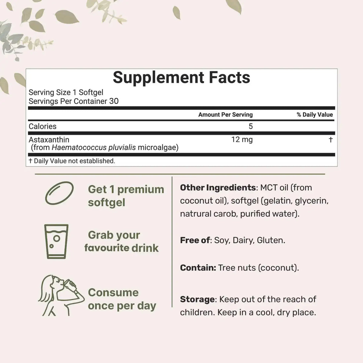 Vitexal Astaxanthin Softgels